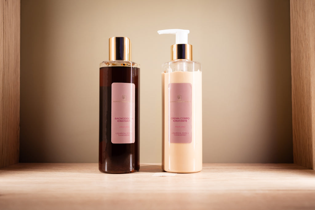 RITUALE DEI SENSI KIT BAGNODOCCIA + CREMA CORPO LIQUIRIZIA E MANDARINO