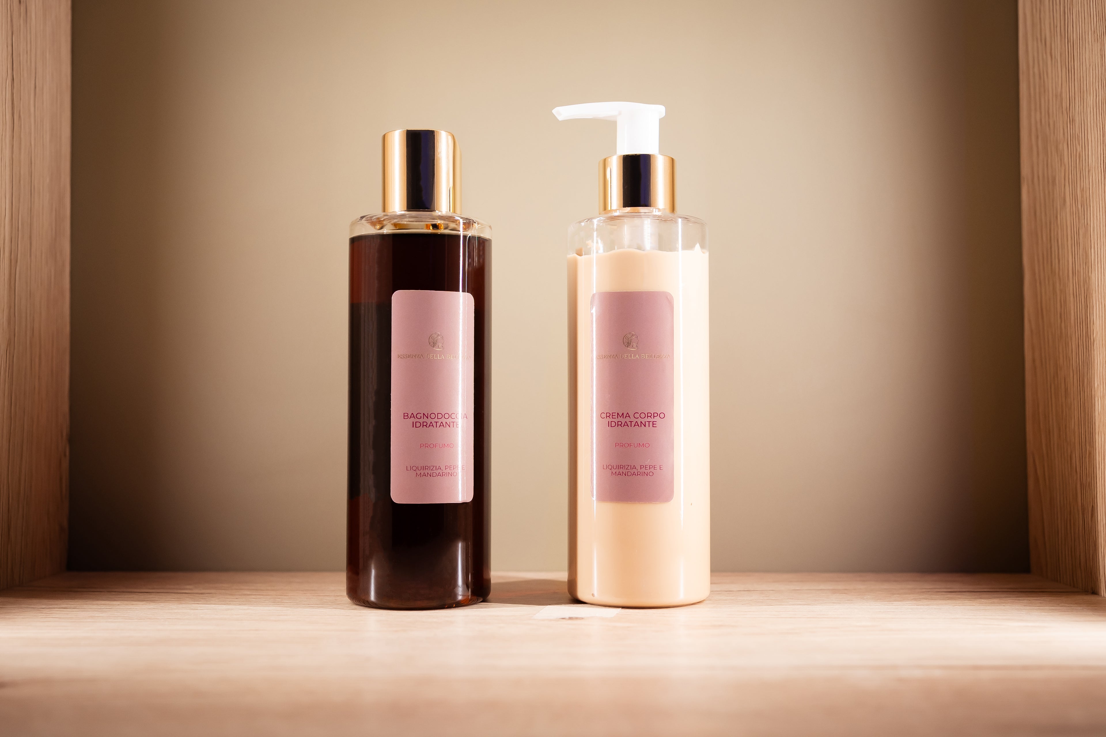 RITUALE DEI SENSI KIT BAGNODOCCIA + CREMA CORPO LIQUIRIZIA E MANDARINO